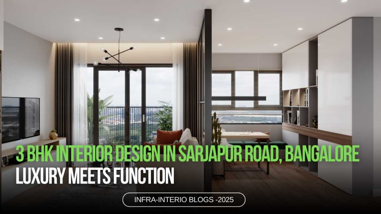 3 BHK Interior Design in Sarjapur Road