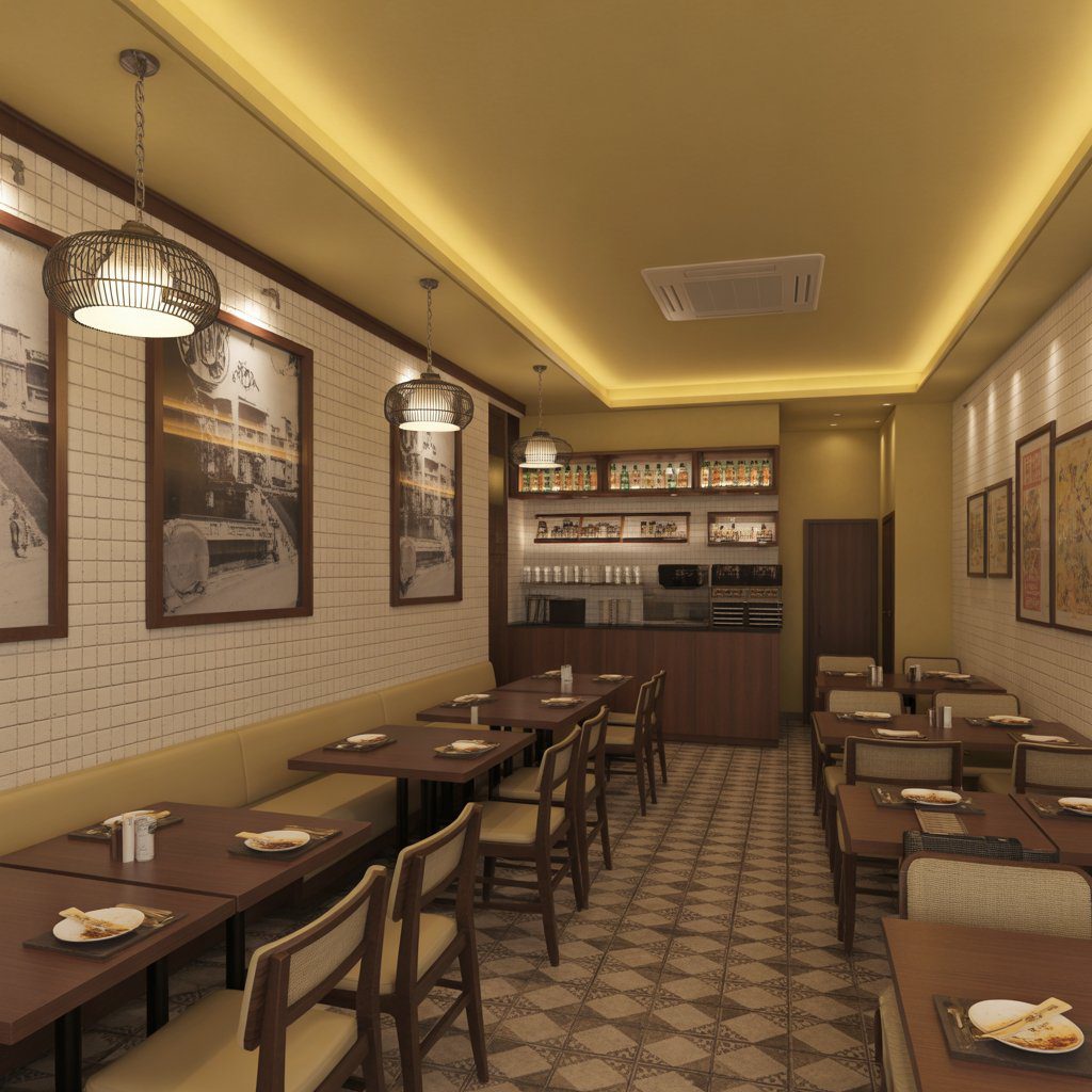 restaurant interior design low budget